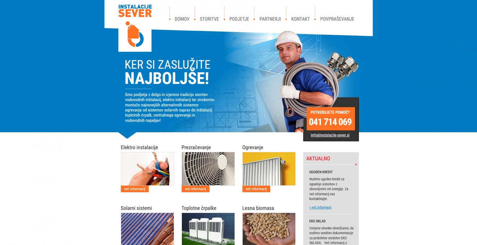 Instalacije Sever
